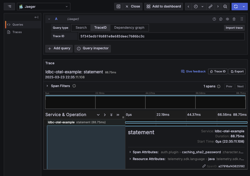 Grafana UI